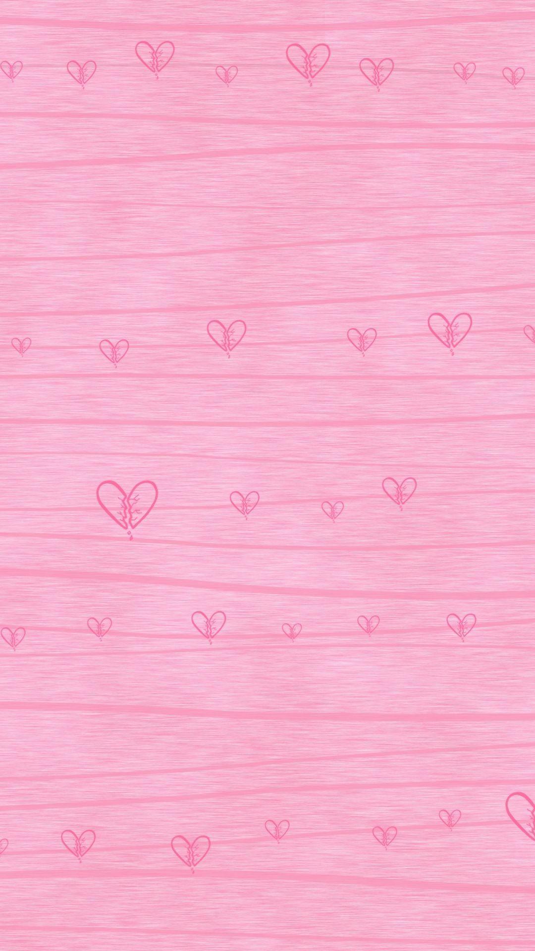 Pink Heart iPhone Wallpapers Top Free Pink Heart iPhone Backgrounds