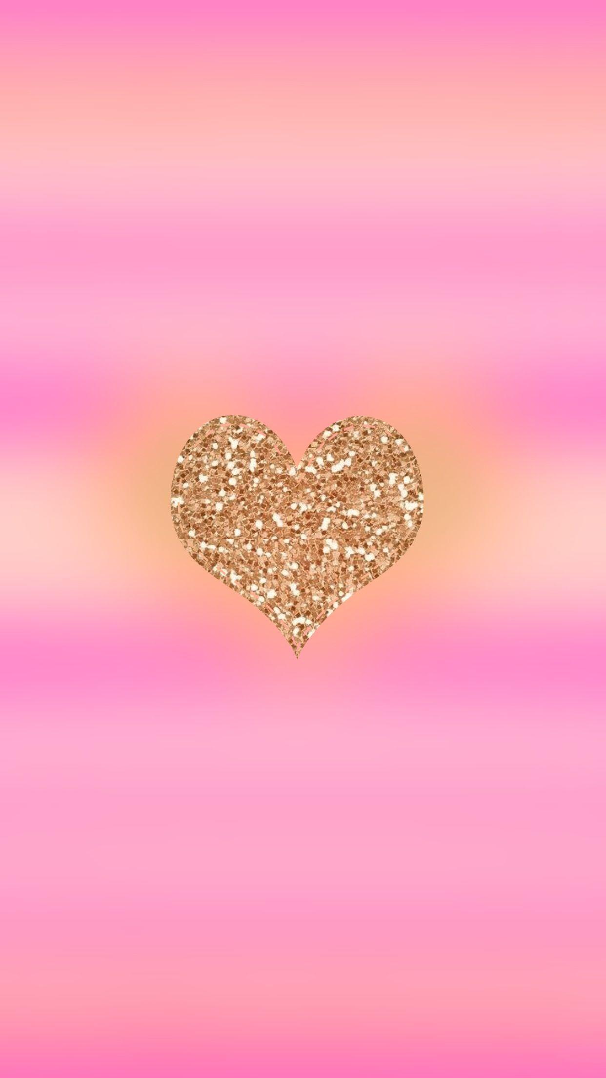 Glitter Heart Wallpapers Top Free Glitter Heart Backgrounds
