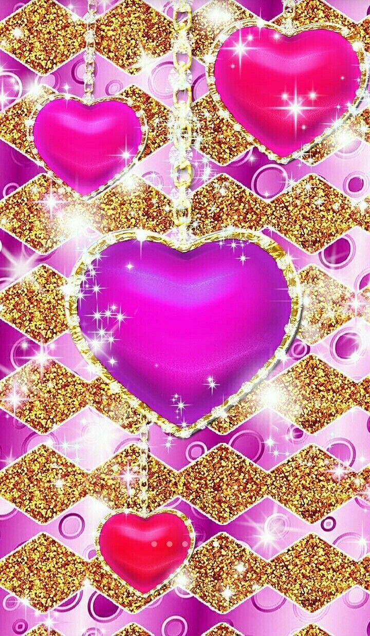Colorful Glitter Hearts Wallpapers Top Free Colorful Glitter Hearts Backgrounds WallpaperAccess