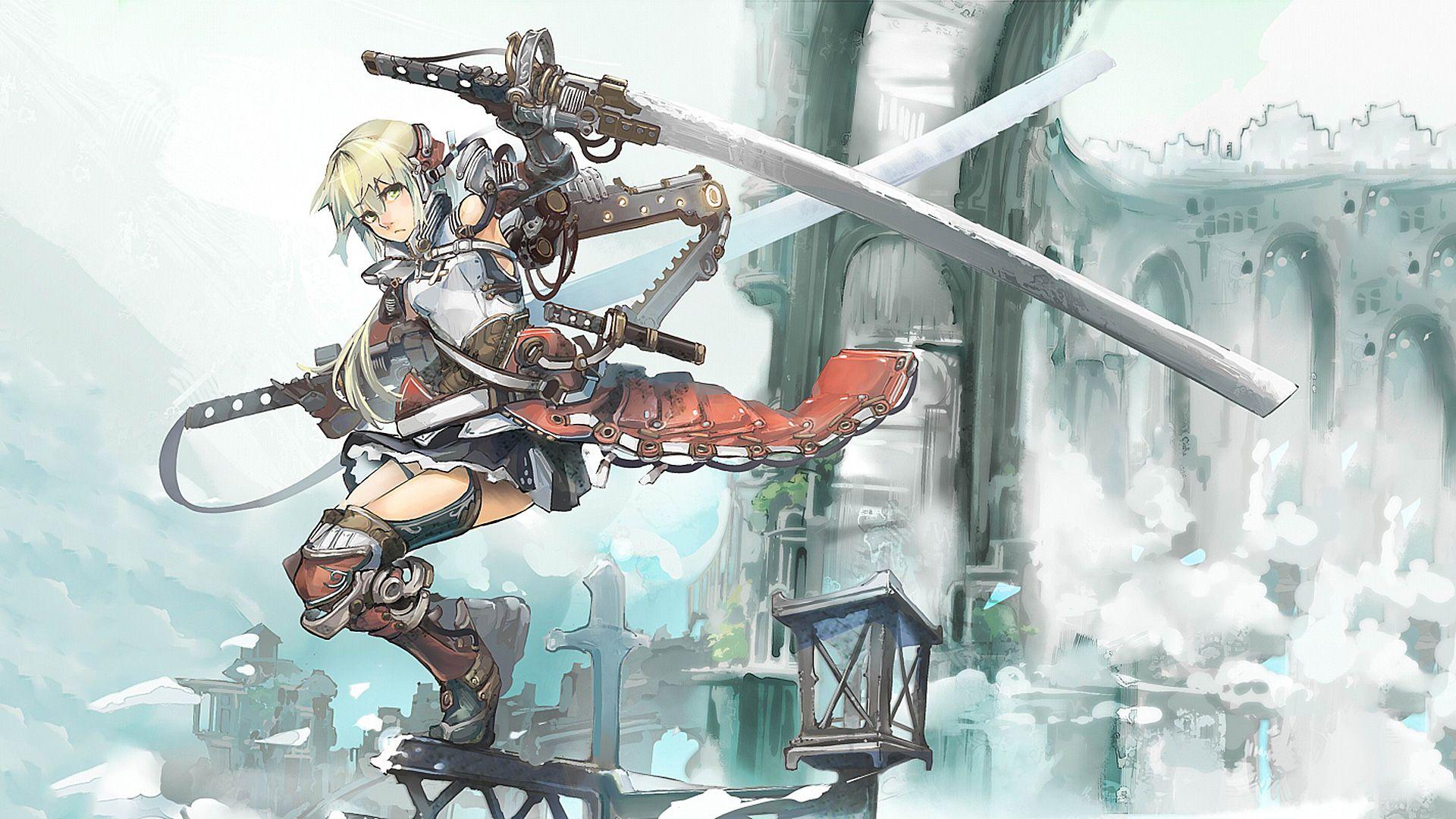 45+ Cool Anime Boy With Sword Wallpaper