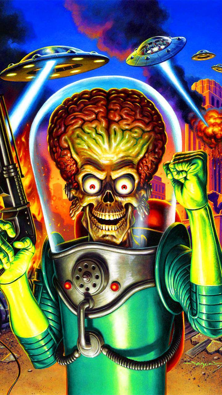 Mars Attack Wallpapers Top Free Mars Attack Backgrounds WallpaperAccess