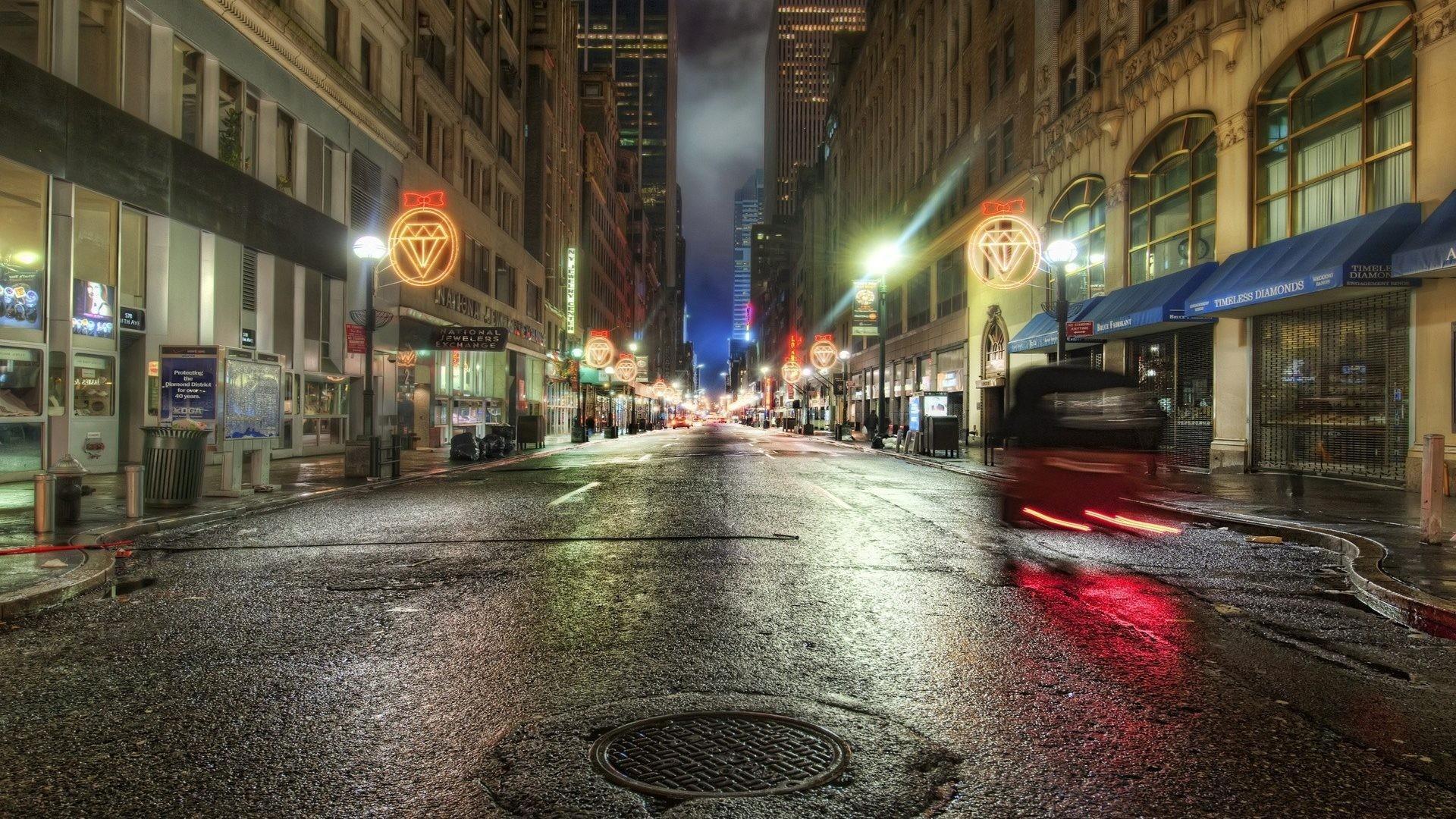 Rainy City at Night Wallpapers Top Free Rainy City at Night