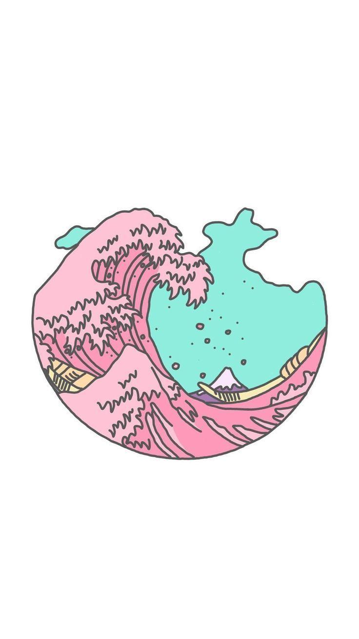 Pink Wave Wallpapers Top Free Pink Wave Backgrounds WallpaperAccess