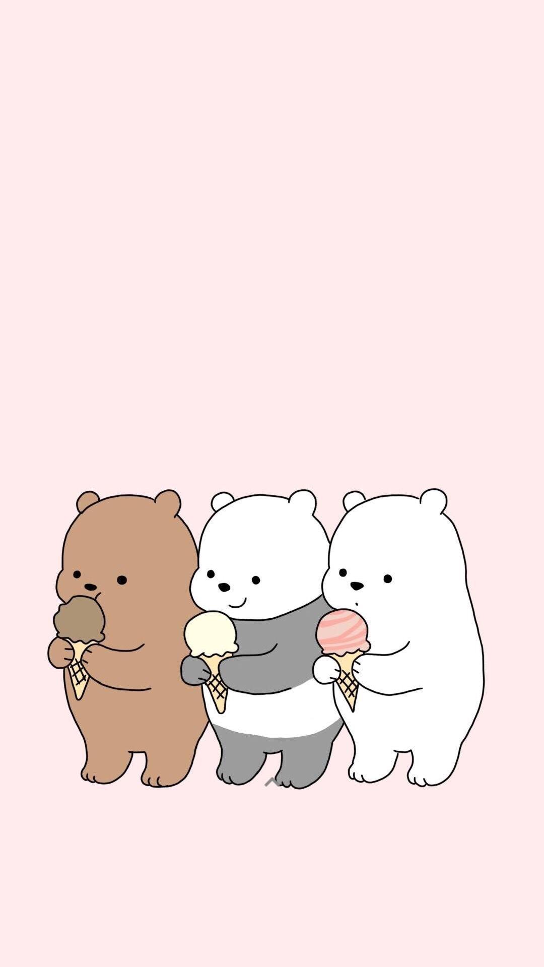 We Bare Bears Pink Wallpapers Top Free We Bare Bears Pink Backgrounds
