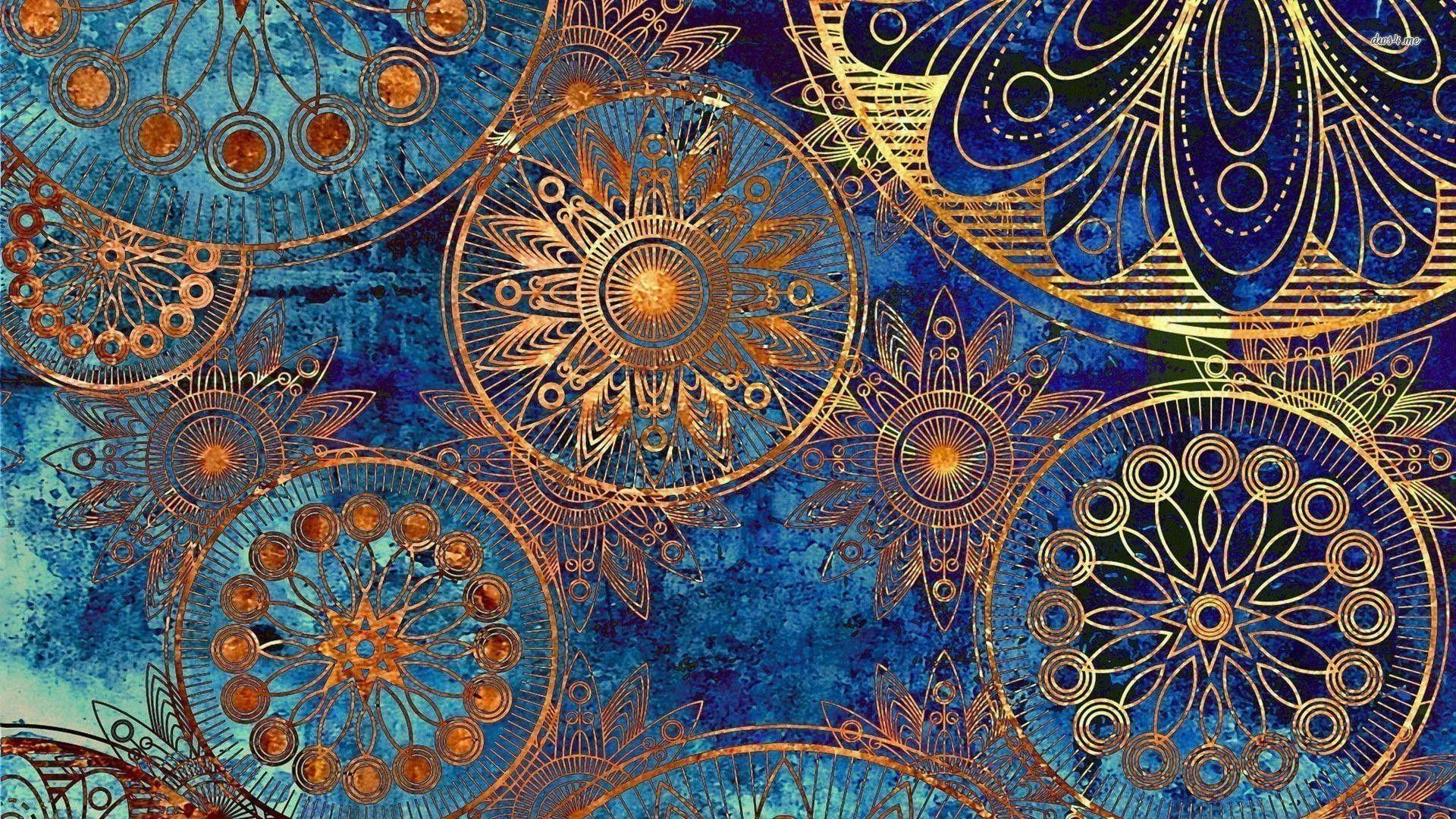 Blue Mandala Wallpapers Top Free Blue Mandala Backgrounds