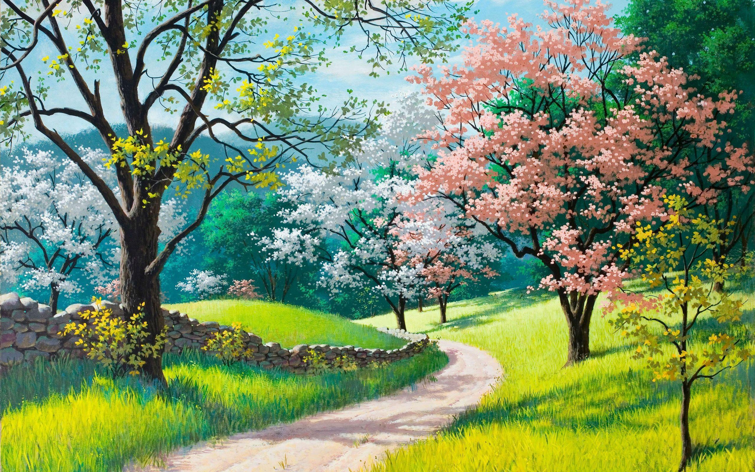 Nature Painting Wallpapers Top Free Nature Painting Backgrounds