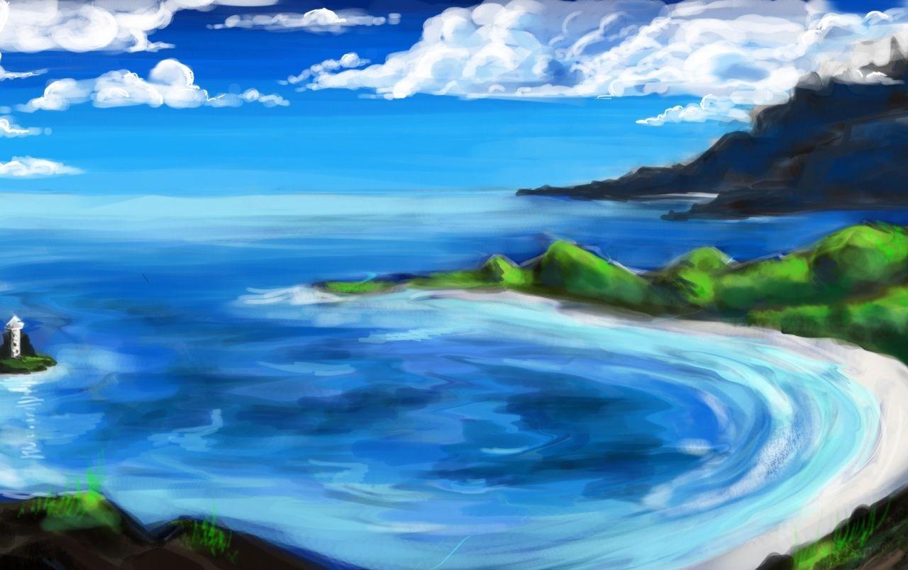 Ocean Painting Wallpapers Top Free Ocean Painting Backgrounds