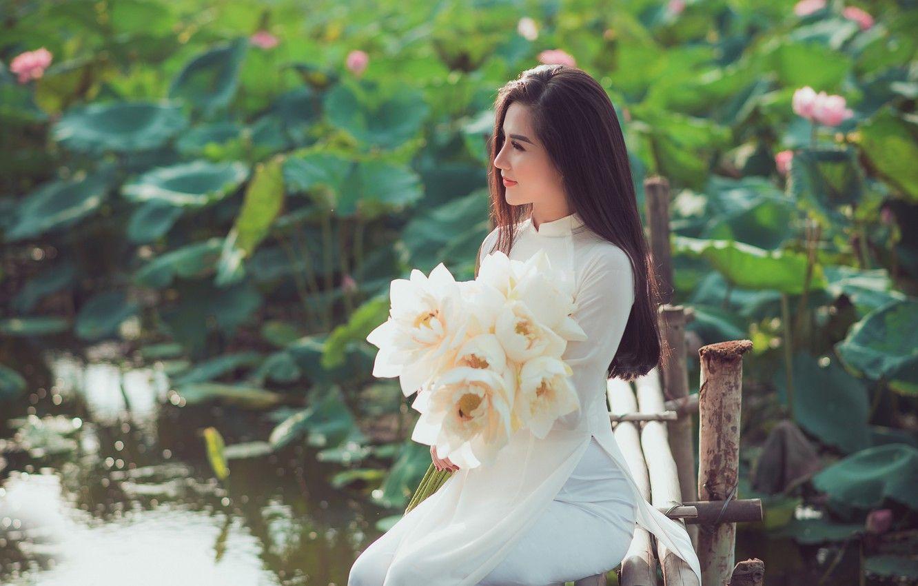 Girls Flowers Wallpapers Top Free Girls Flowers Backgrounds