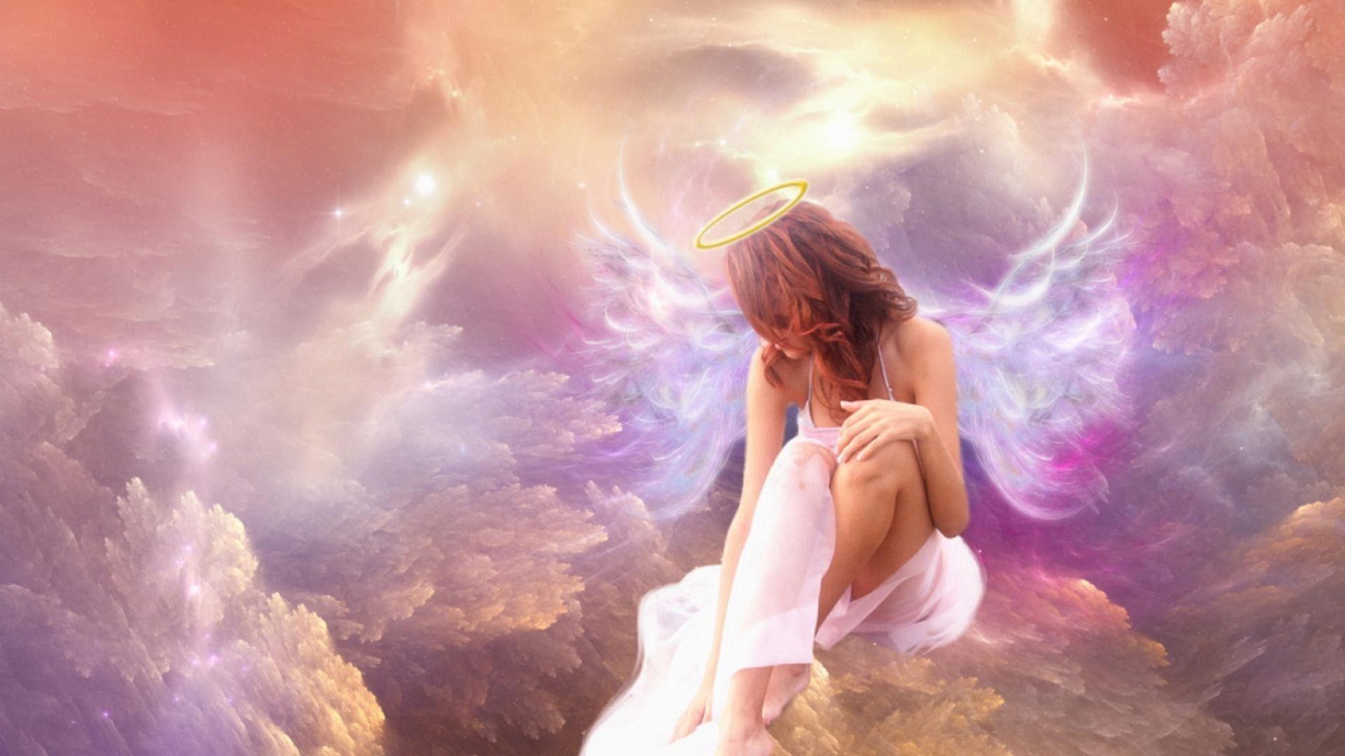 Pink Angel Wallpapers Top Free Pink Angel Backgrounds WallpaperAccess