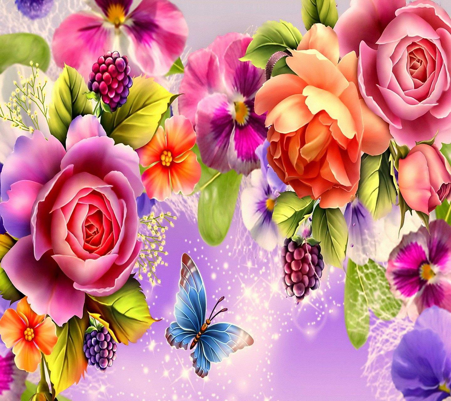 Pink Roses and Butterfly Wallpapers Top Free Pink Roses and Butterfly