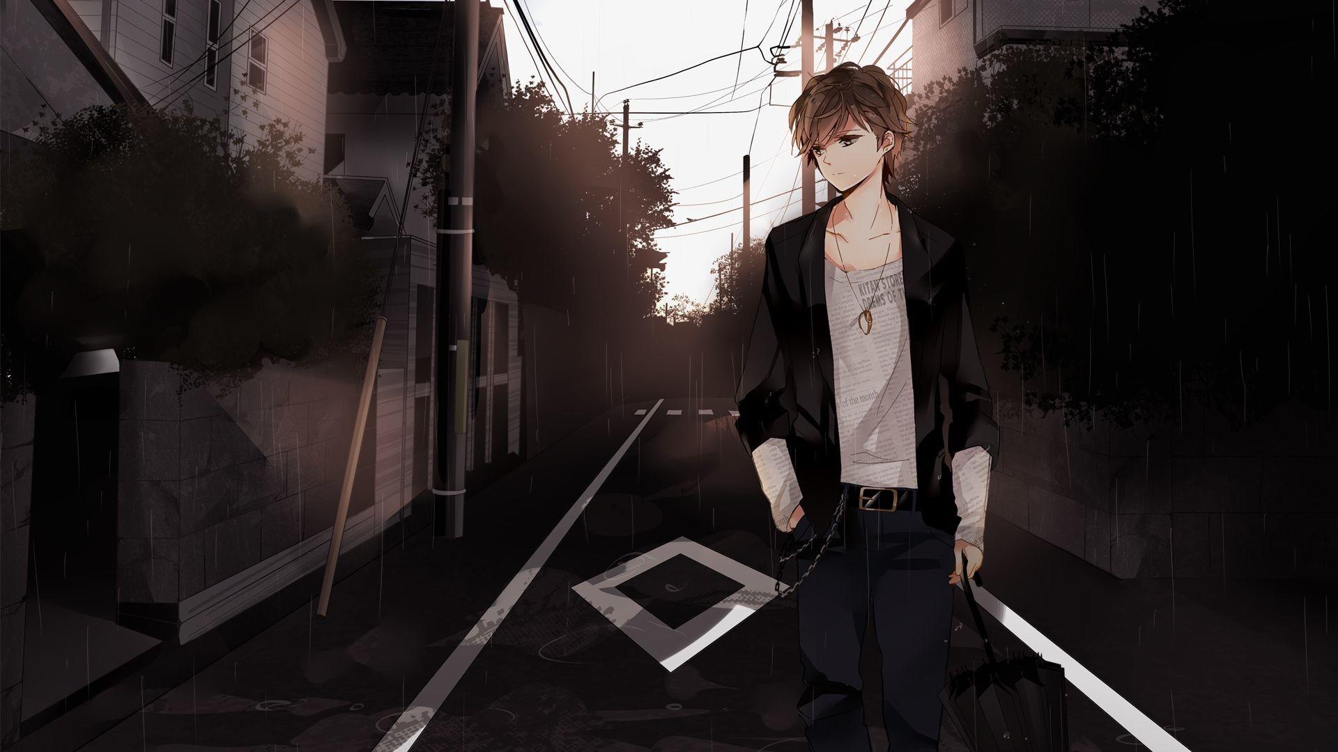 Gambar Sad Boy Keren Hd Gambar Anime Sad Boy Error Top