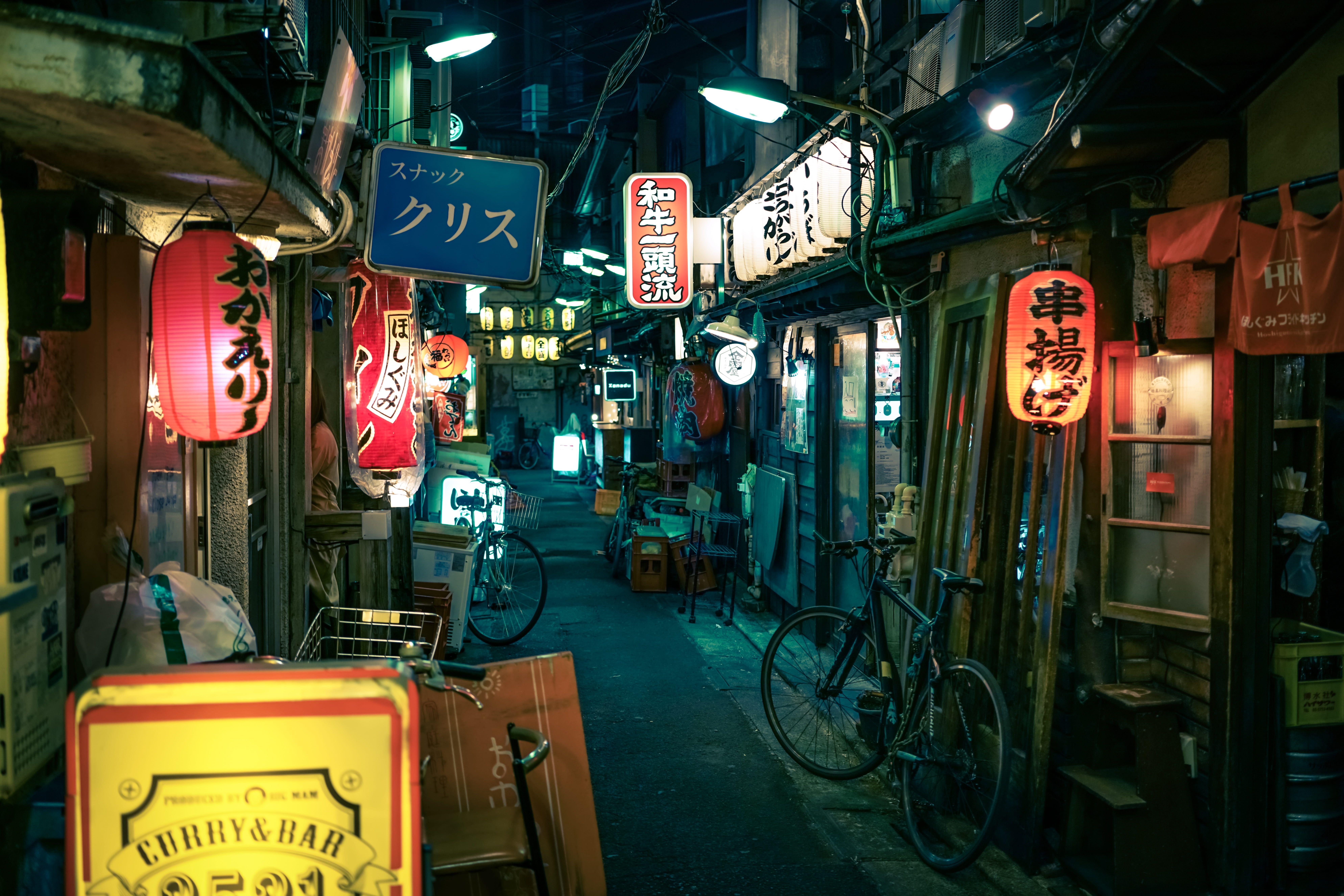 Tokyo Alley Wallpapers Top Free Tokyo Alley Backgrounds WallpaperAccess
