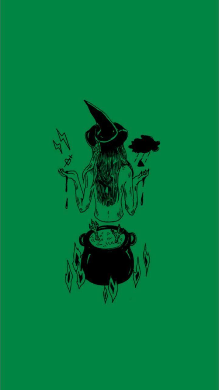 Green Witch Aesthetic Wallpapers Top Free Green Witch Aesthetic