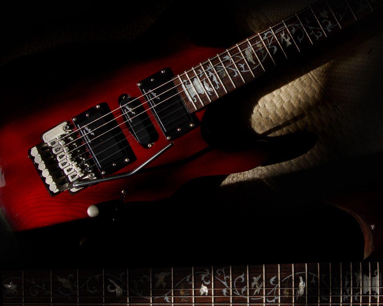 Red Guitar Wallpapers Top Free Red Guitar Backgrounds WallpaperAccess