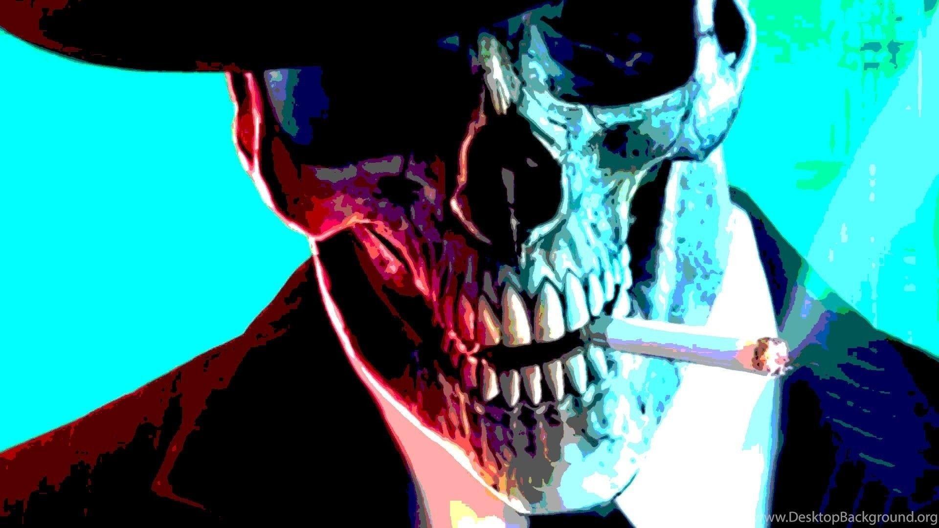 Smoking Skull Wallpapers Top Free Smoking Skull Backgrounds