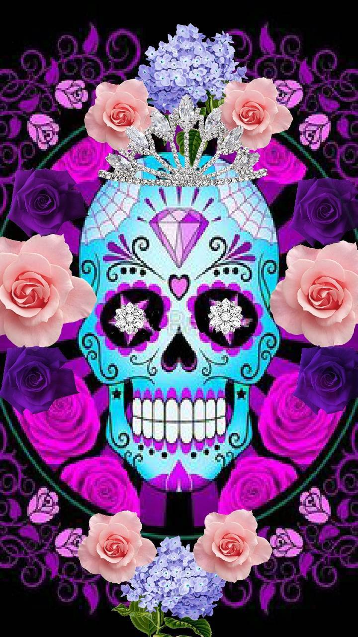 Pink Sugar Skull Wallpapers Top Free Pink Sugar Skull Backgrounds