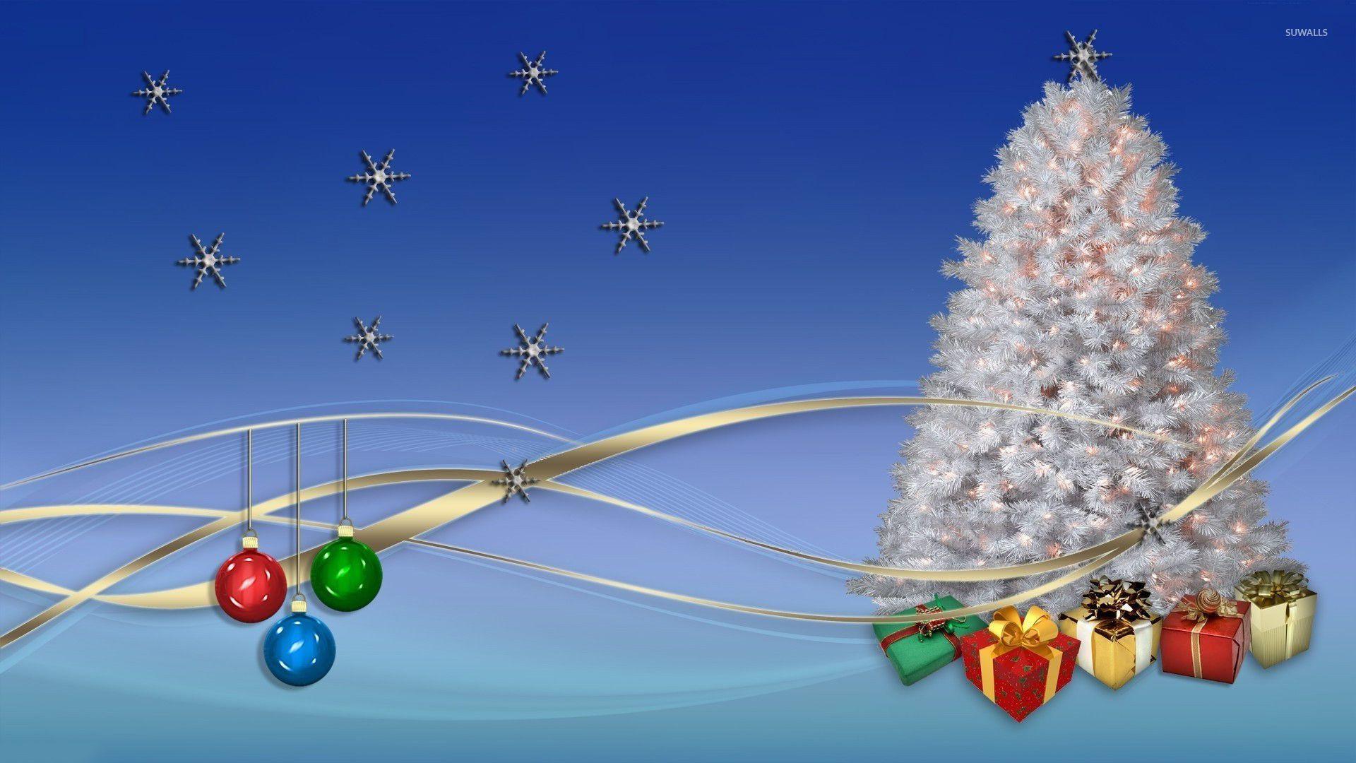 White Christmas Tree Wallpapers Top Free White Christmas Tree Backgrounds WallpaperAccess