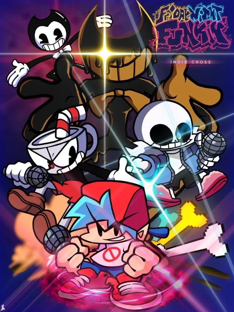 FNF Indie Cross Wallpapers - Top Free FNF Indie Cross Backgrounds