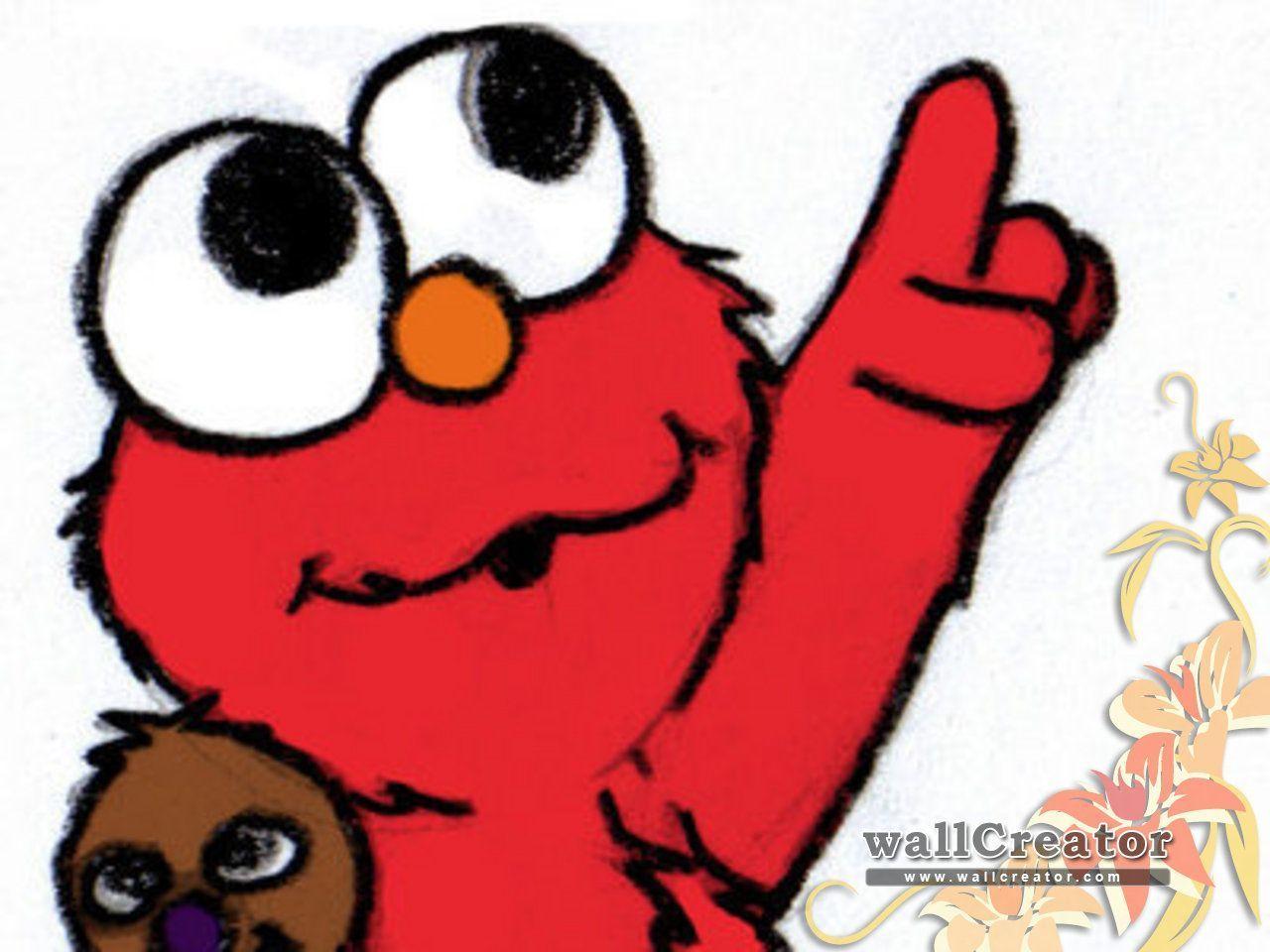 Cute Elmo Baby Wallpaper