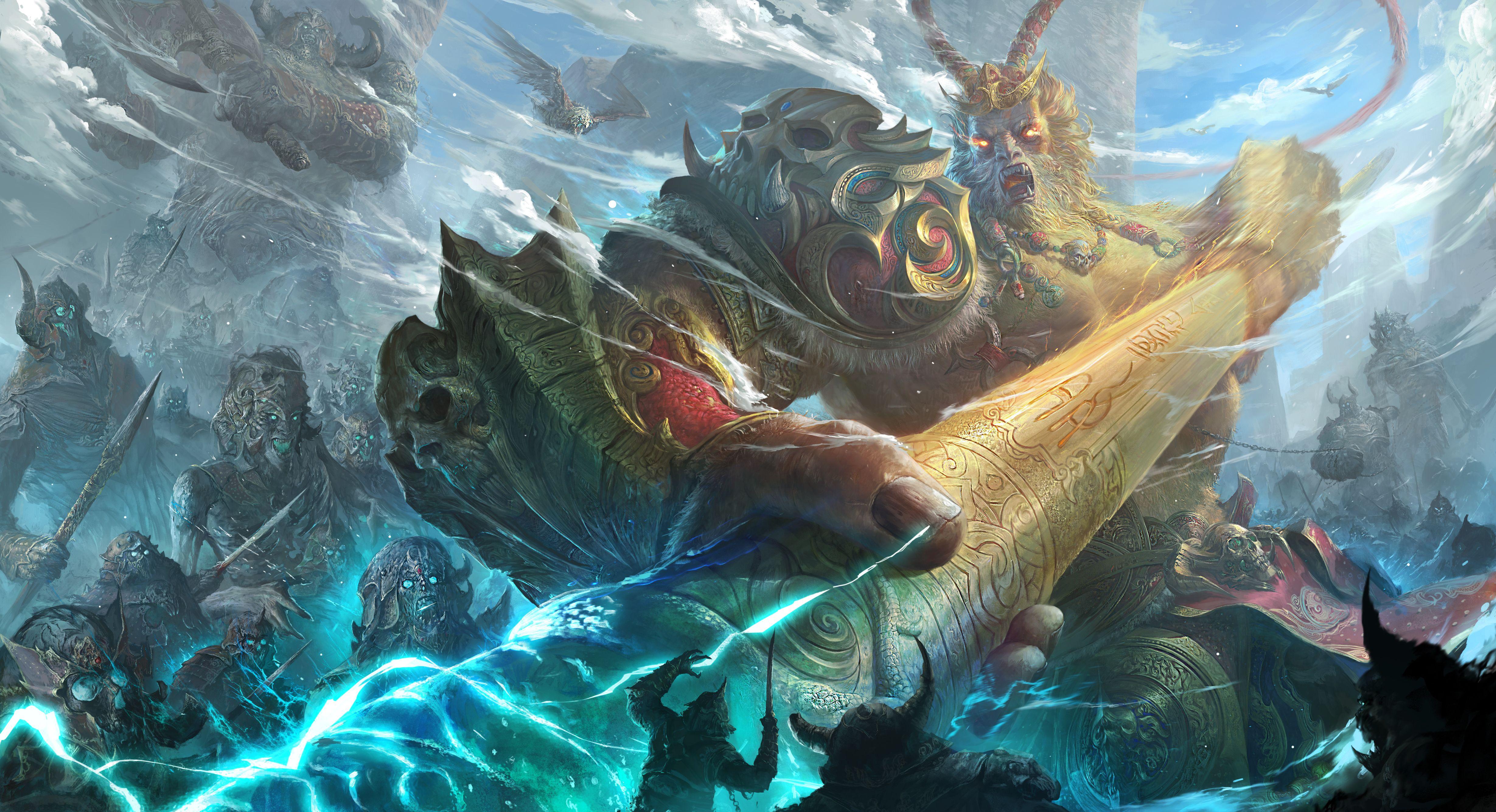 Monkey King Wallpapers Top Free Monkey King Backgrounds WallpaperAccess