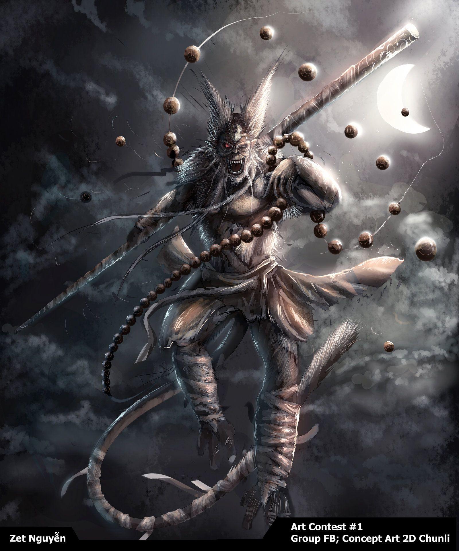 Monkey King Wallpapers Top Free Monkey King Backgrounds WallpaperAccess