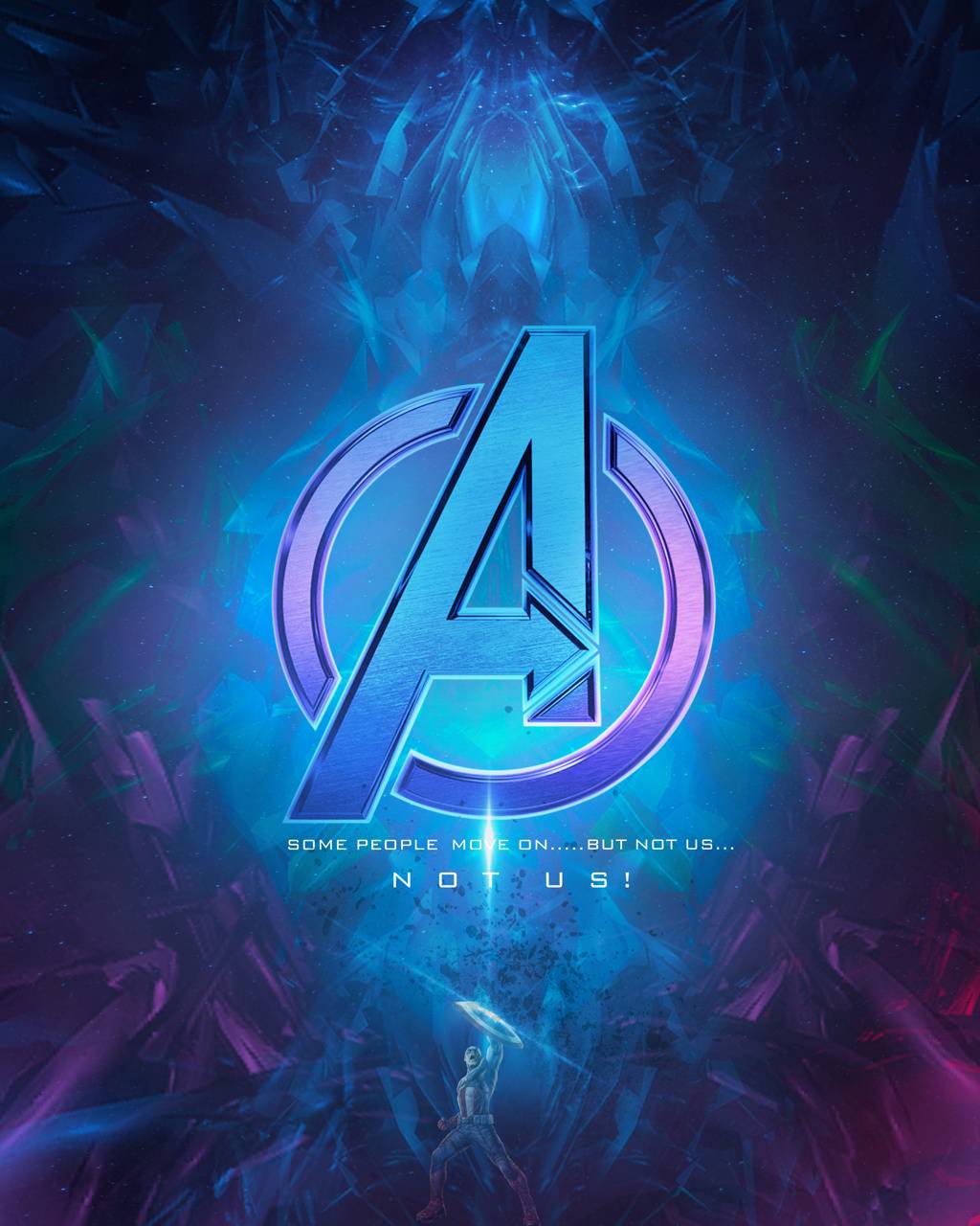 Avengers Neon Wallpaper 4K For Pc