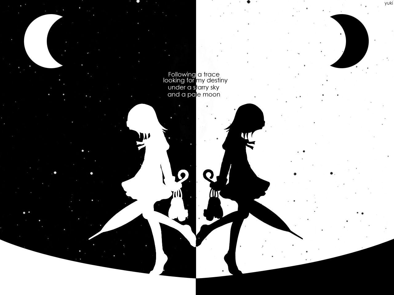 Black and White Anime Wallpapers Top Free Black and White Anime