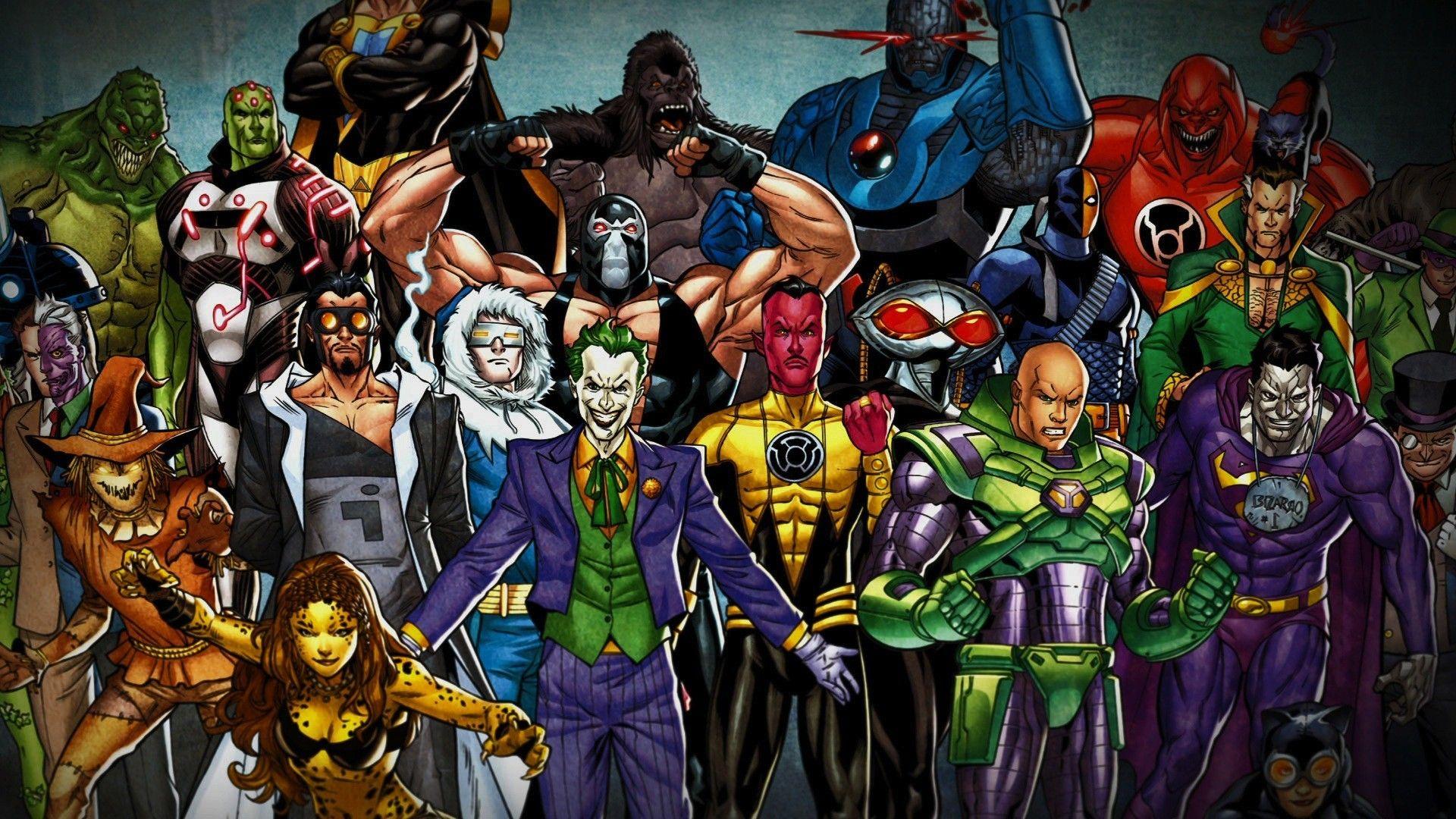 DC Villains Wallpapers Top Free DC Villains Backgrounds WallpaperAccess