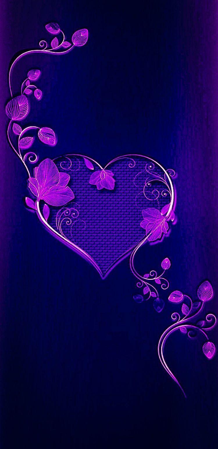 Blue and Purple Hearts Wallpapers Top Free Blue and Purple Hearts