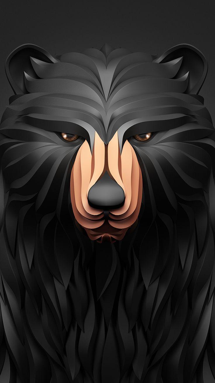 Black Bear iPhone Wallpapers Top Free Black Bear iPhone Backgrounds
