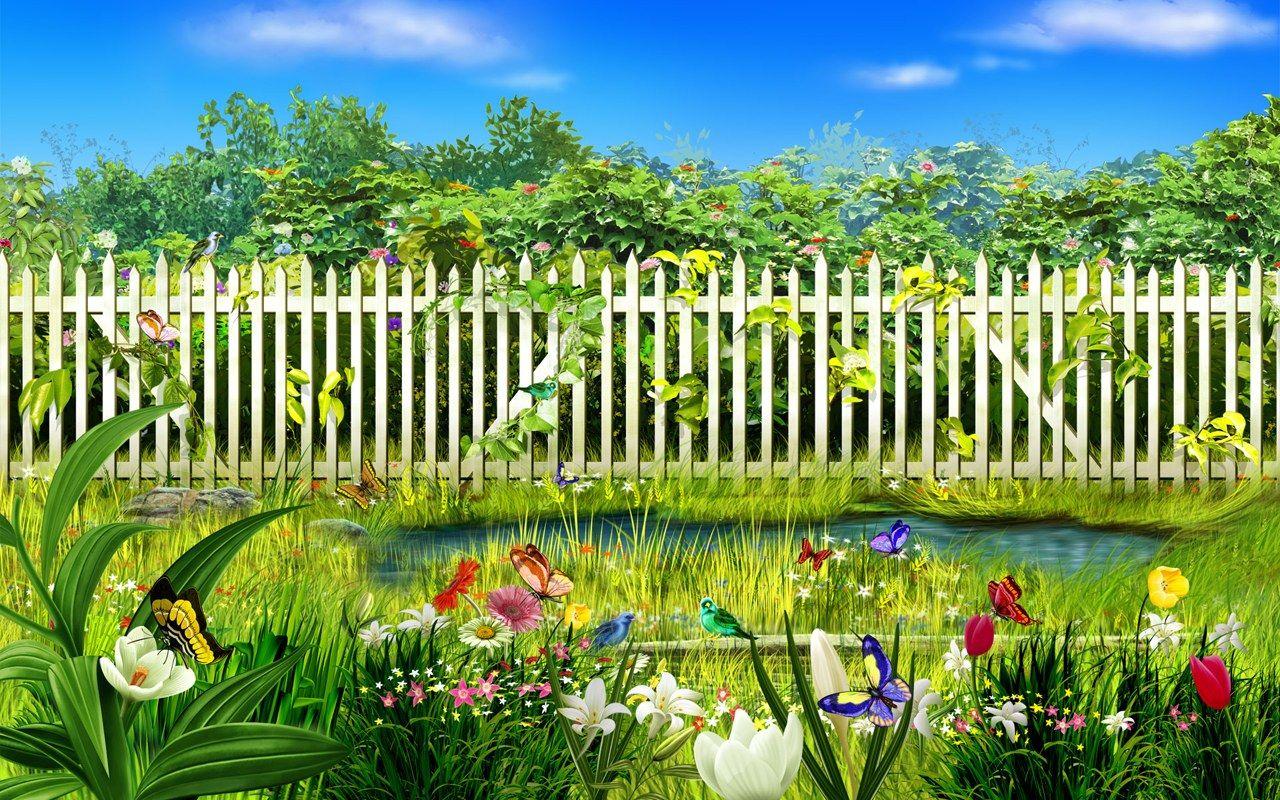 Garden Cartoon Wallpapers Top Free Garden Cartoon Backgrounds
