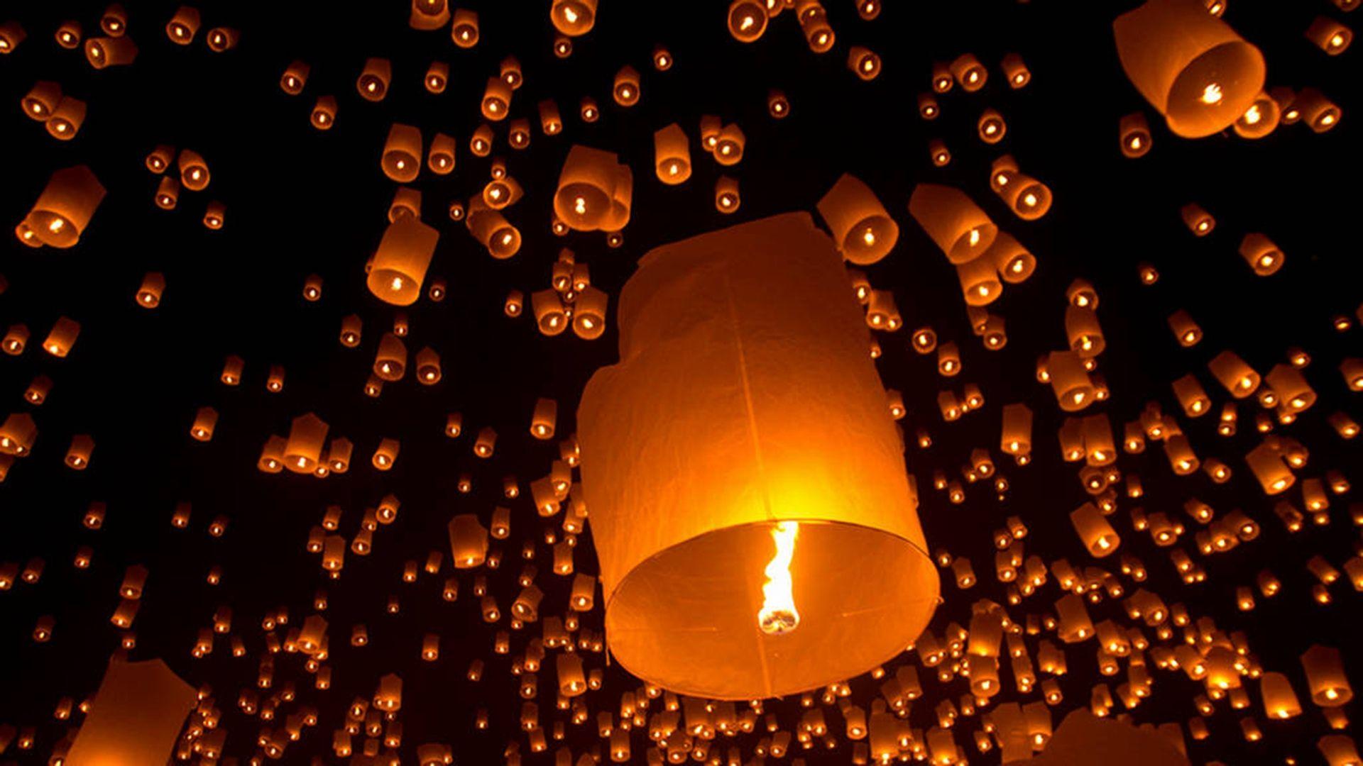 Floating Lanterns Wallpapers Top Free Floating Lanterns Backgrounds
