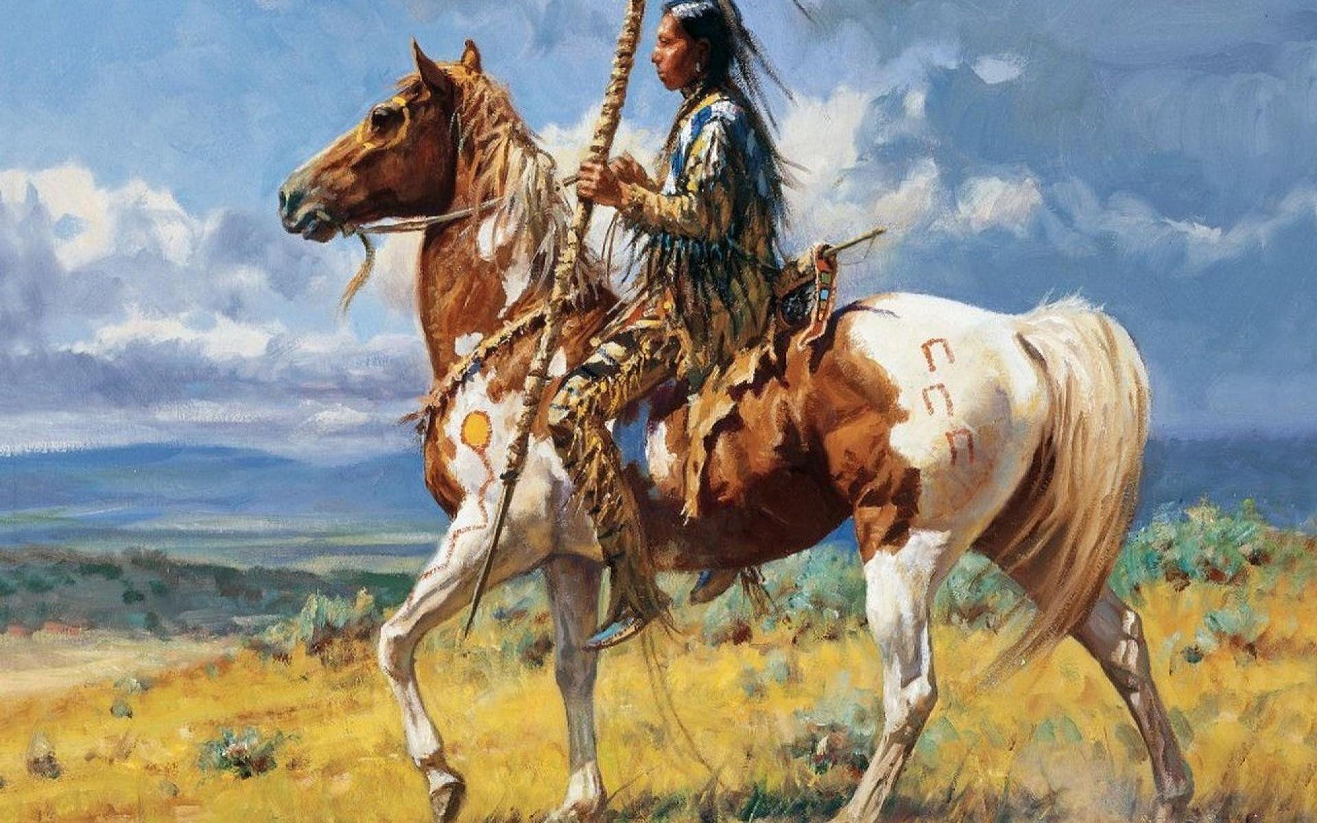 Horse Native American Art Wallpapers Top Free Horse Native American