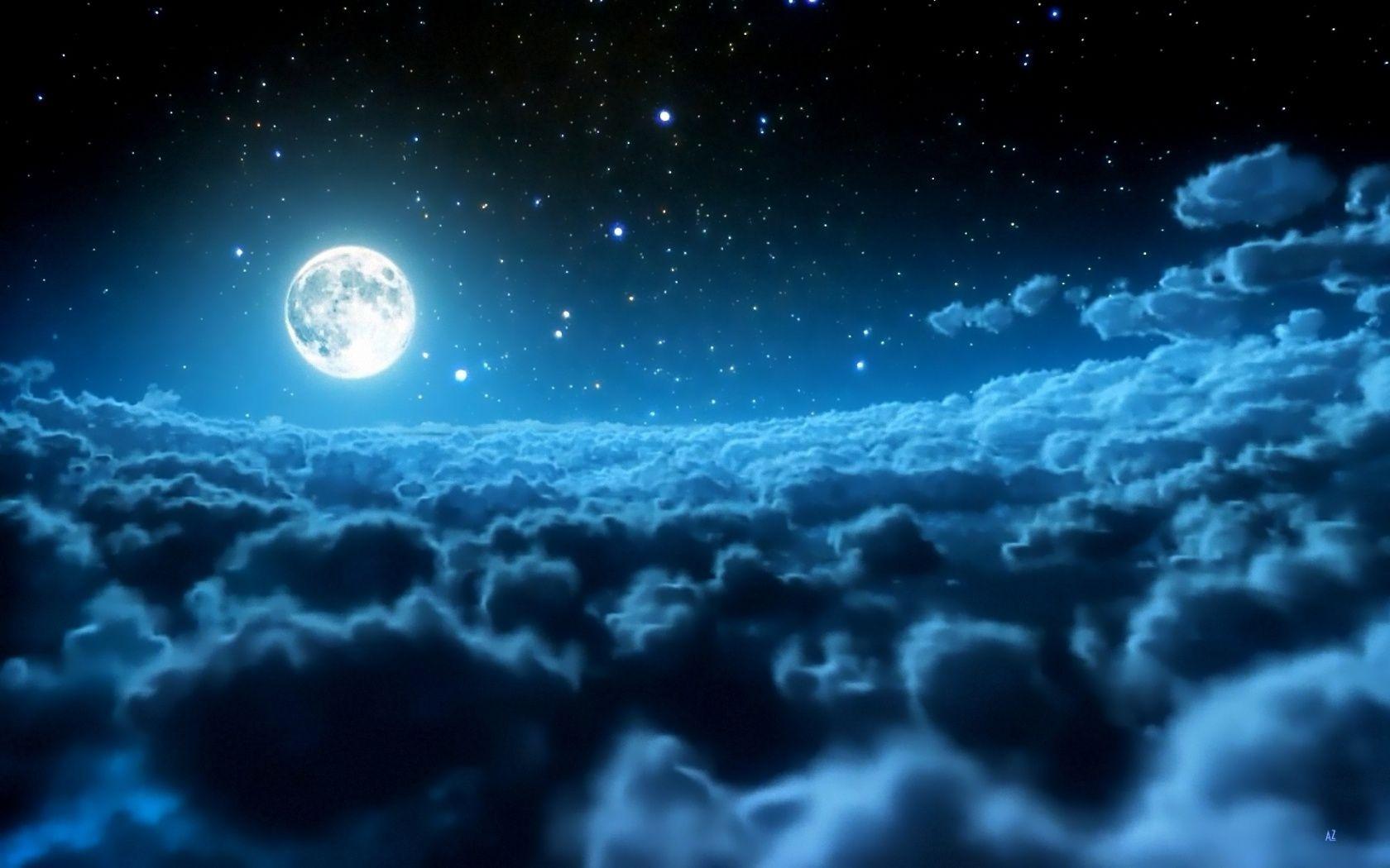Clouds Night Sky Wallpapers Top Free Clouds Night Sky Backgrounds WallpaperAccess
