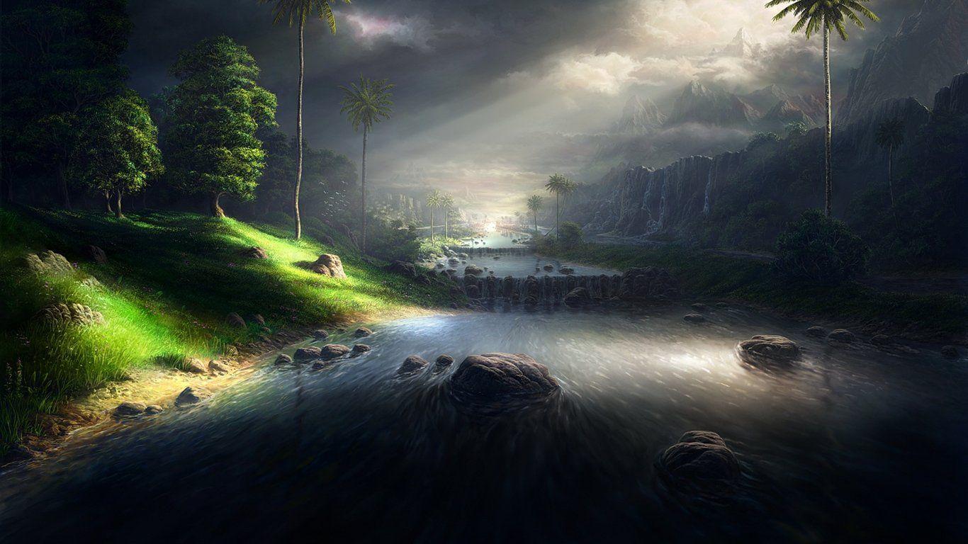 Digital Landscape Wallpapers Top Free Digital Landscape Backgrounds