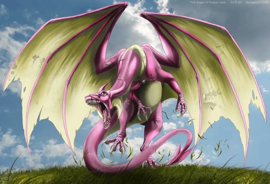 Pink Dragon Wallpapers Top Free Pink Dragon Backgrounds WallpaperAccess