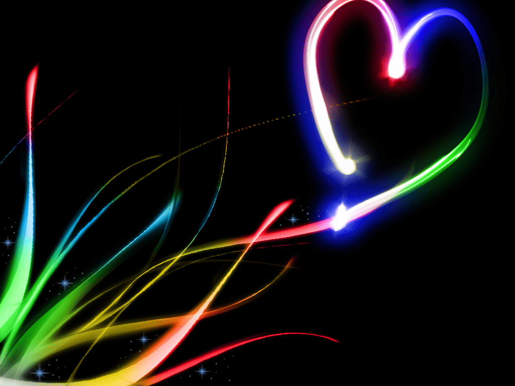Bright Neon Heart Wallpapers Top Free Bright Neon Heart Backgrounds