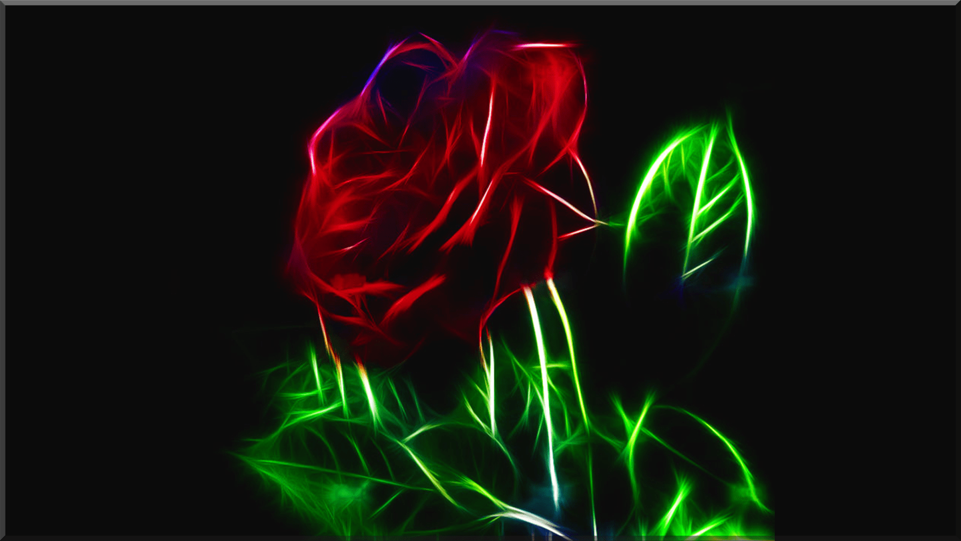 Neon Rose Wallpapers Top Free Neon Rose Backgrounds WallpaperAccess