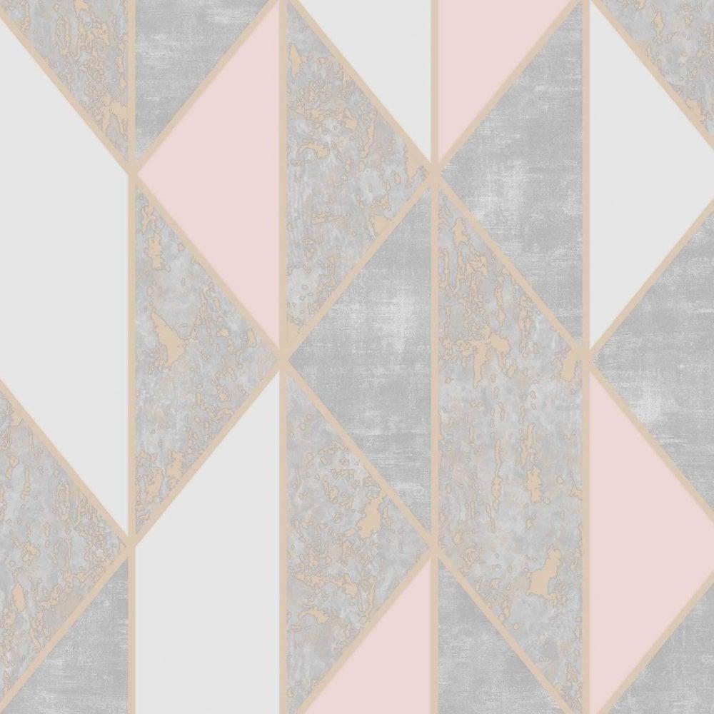 Blush Pink And Gray Wallpaper Cole And Son Royal Fernery Slate Blue
