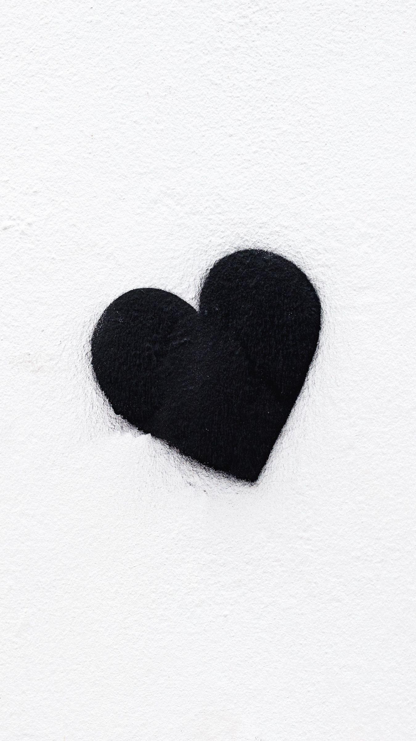 Heart Black and White Wallpapers Top Free Heart Black and White