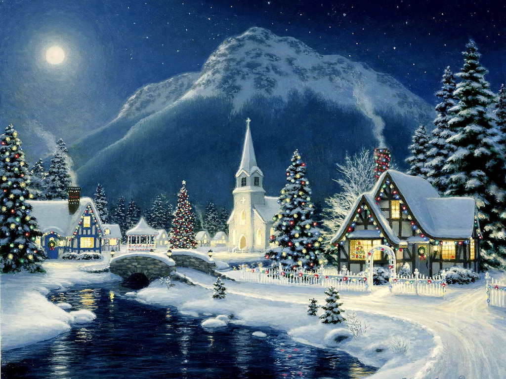 Christmas Town Wallpapers Top Free Christmas Town Backgrounds