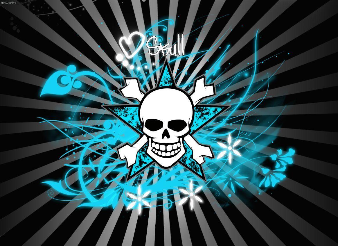 Blue Skull Wallpapers Top Free Blue Skull Backgrounds WallpaperAccess