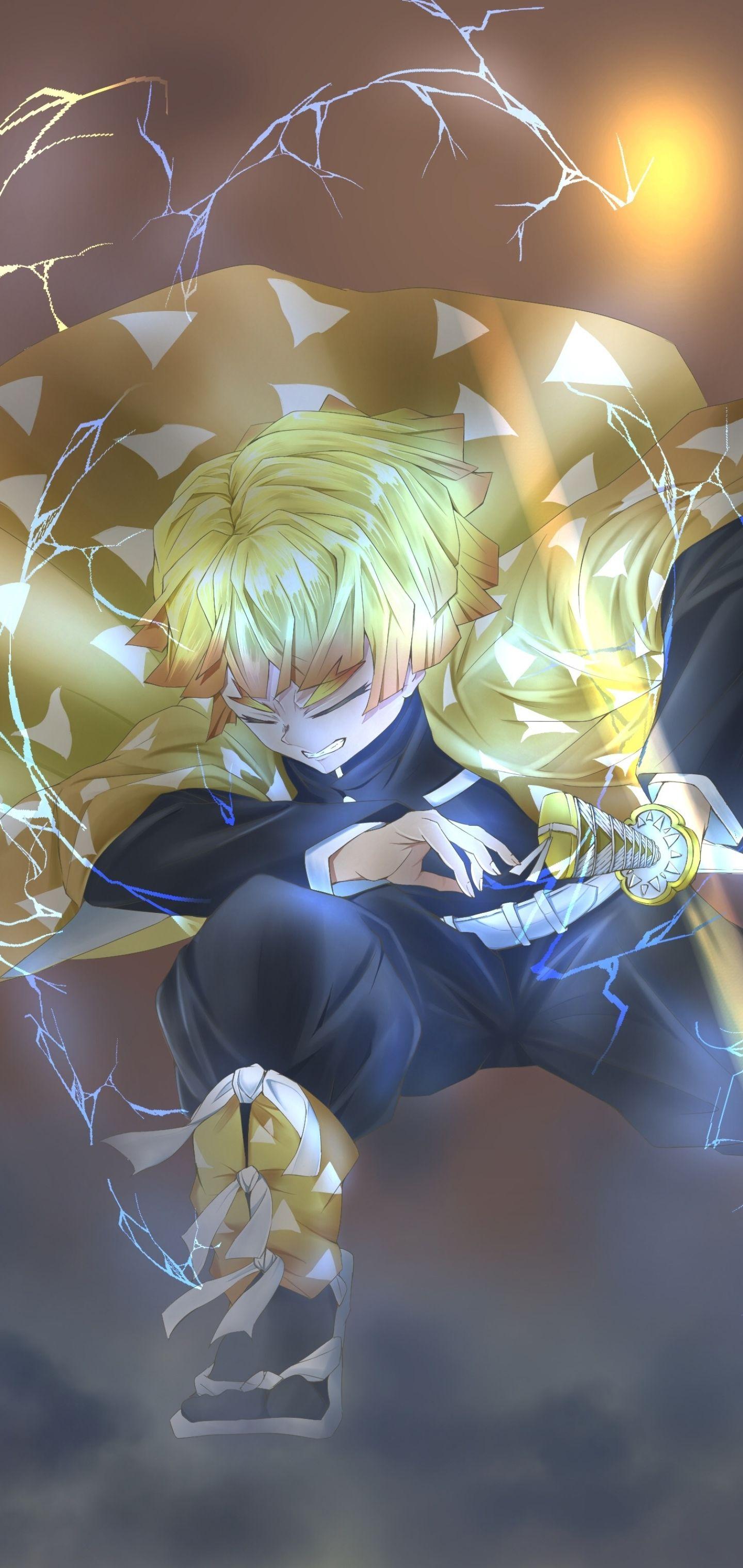 Demon Slayer Zenitsu Wallpapers Top Free Demon Slayer Zenitsu