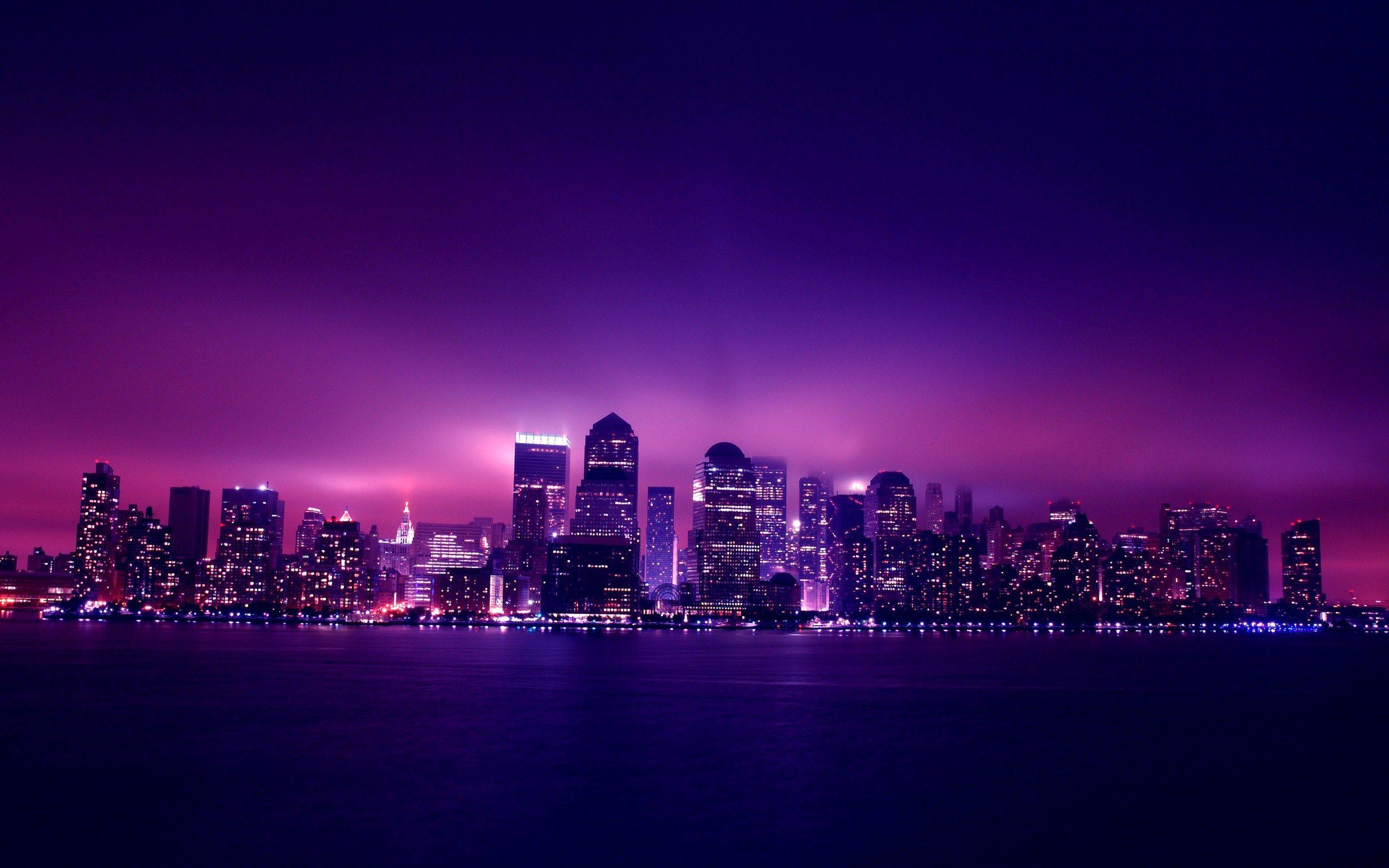 Purple City Wallpapers Top Free Purple City Backgrounds WallpaperAccess