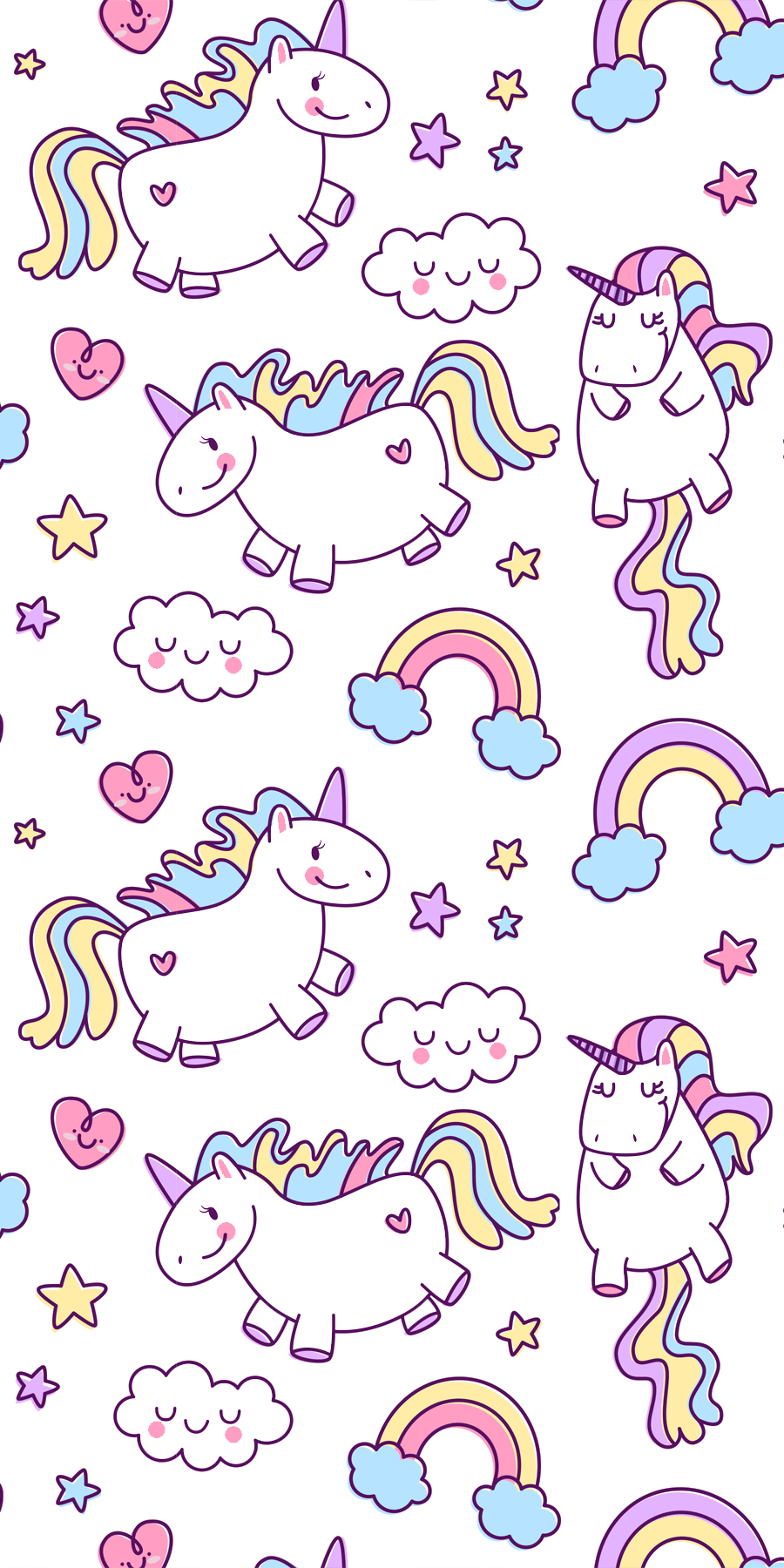 Kawaii Unicorn iPhone Wallpapers Top Free Kawaii Unicorn iPhone