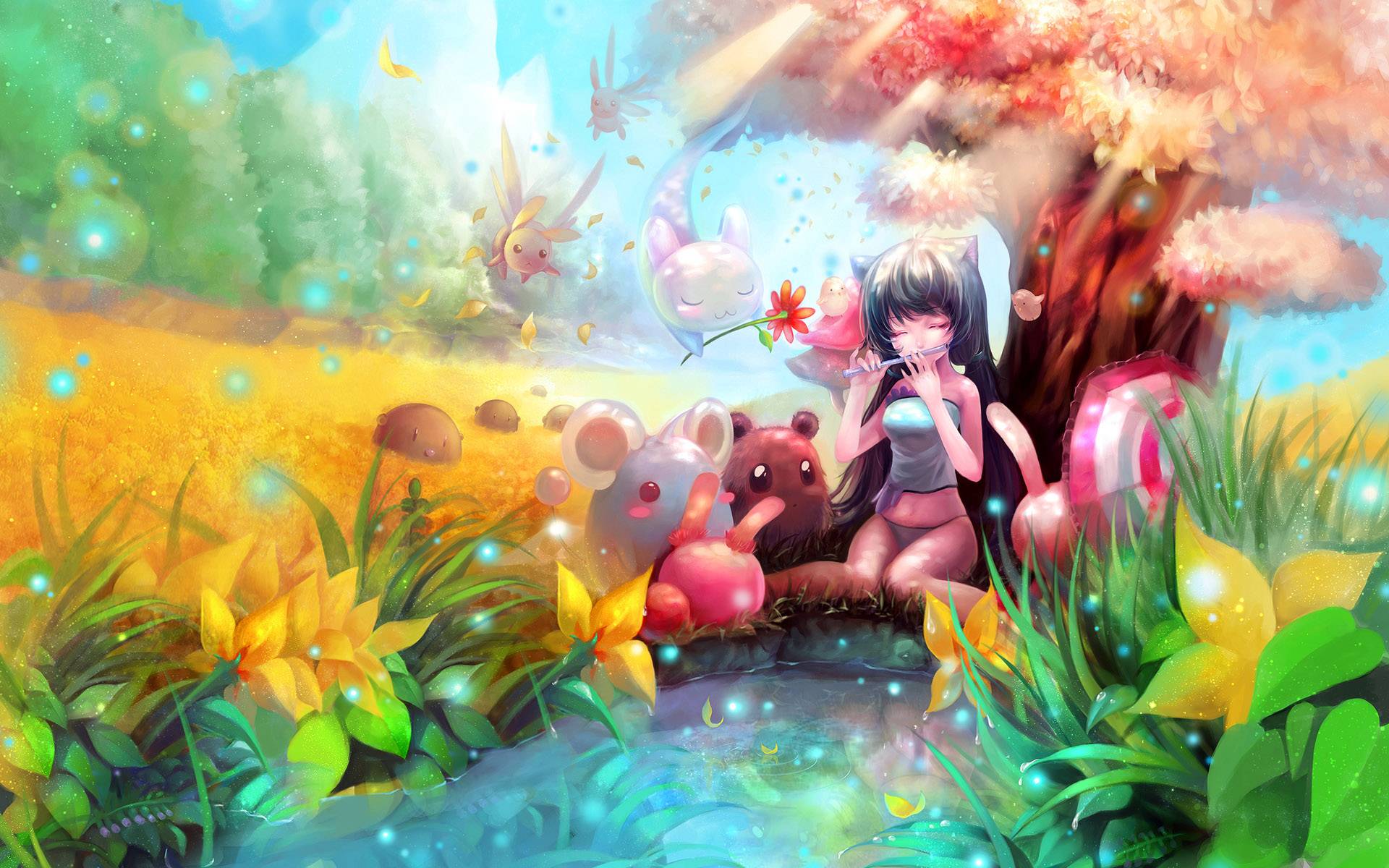 Colorful Anime Wallpapers Top Free Colorful Anime Backgrounds