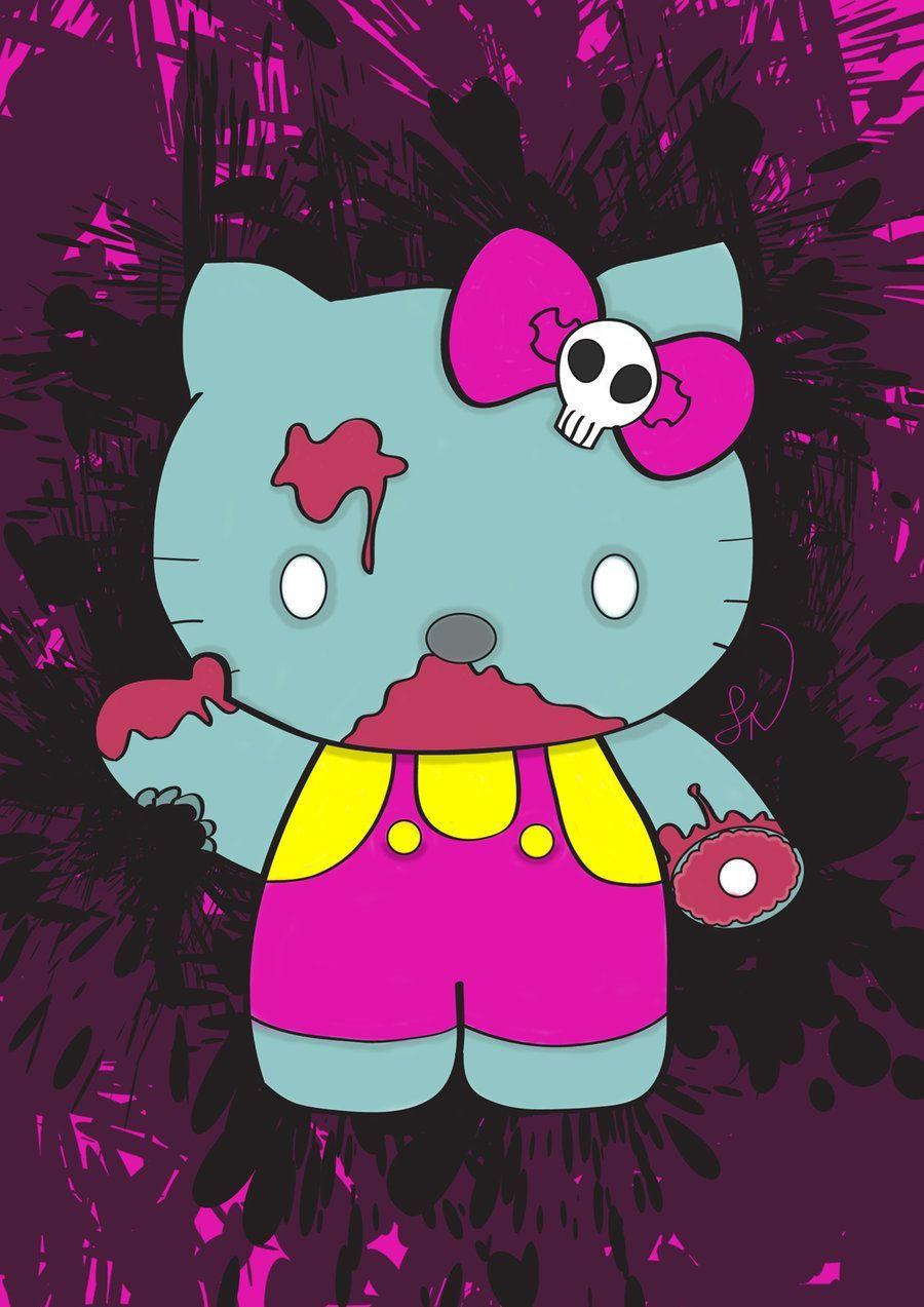 Zombie Hello Kitty Wallpapers Top Free Zombie Hello Kitty Backgrounds
