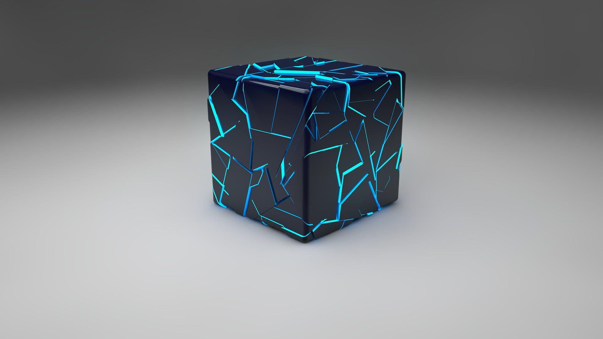 Blue Cube Wallpapers Top Free Blue Cube Backgrounds WallpaperAccess