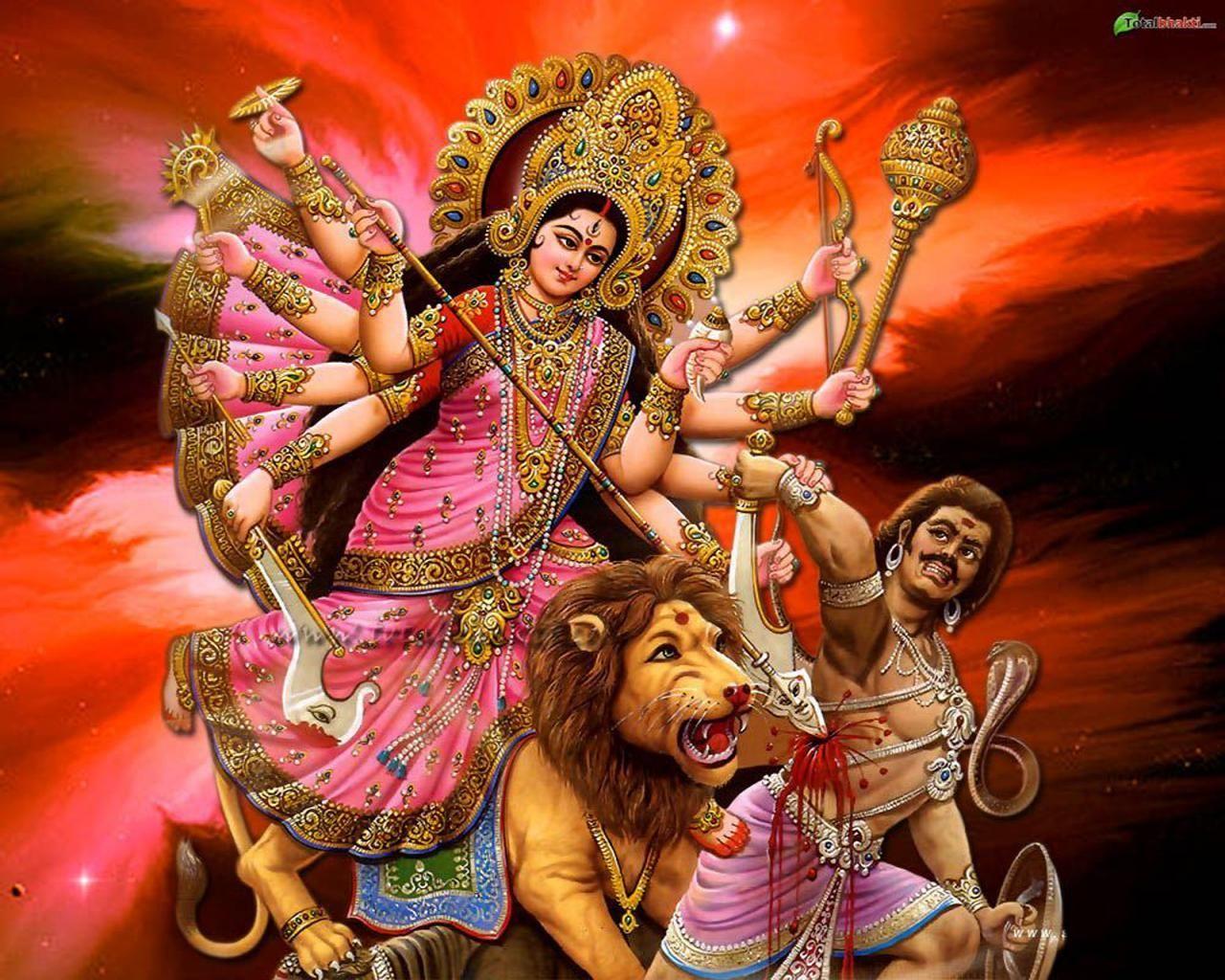 Maa Durga Wallpapers Top Free Maa Durga Backgrounds WallpaperAccess