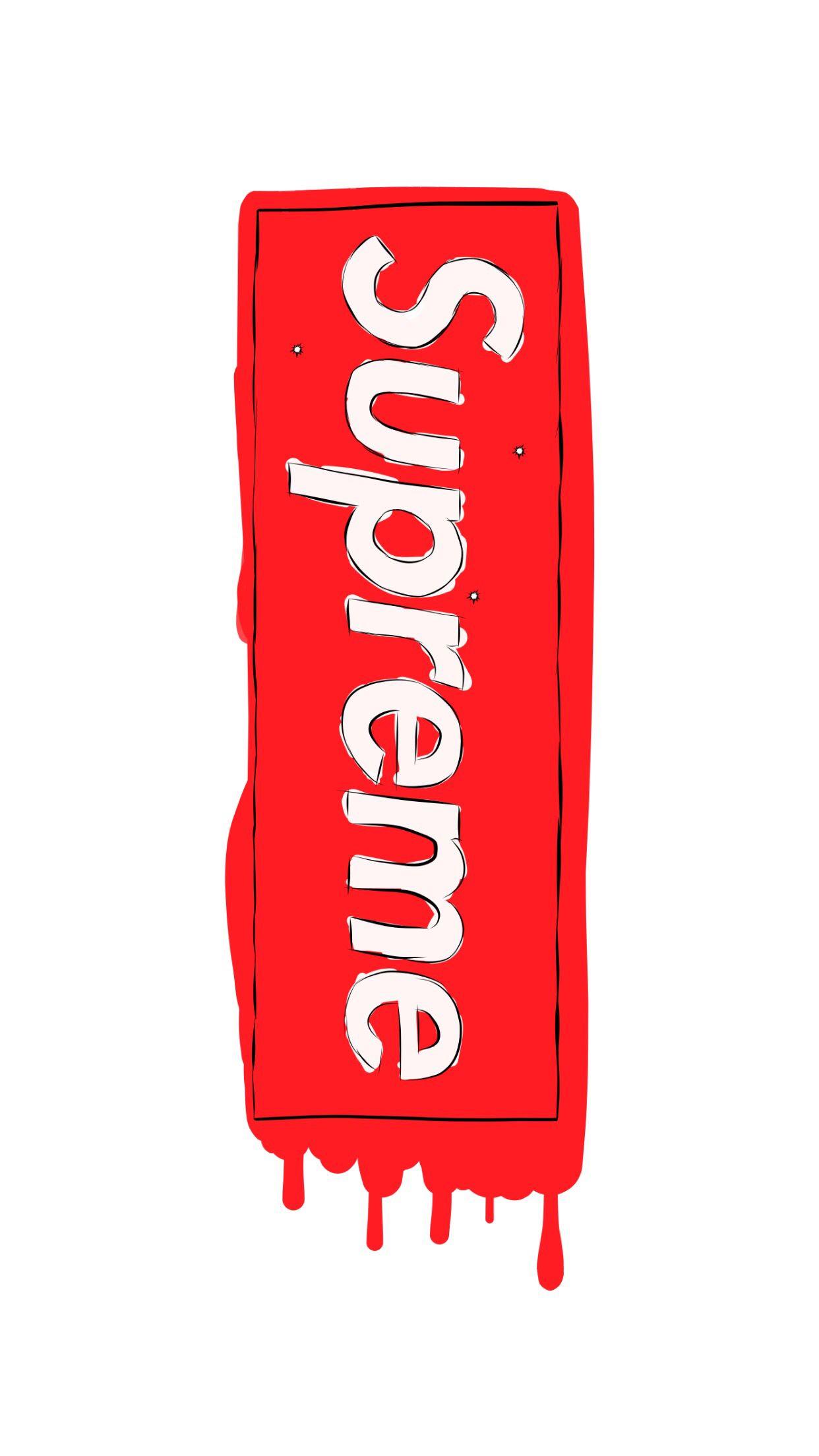 Supreme White iPhone Wallpapers Top Free Supreme White iPhone